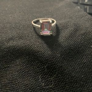 Women’s Sterling Silver Mystic Topaz Ring